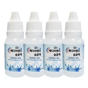 메디렌즈 드롭액 15ml 무배/습윤렌즈보습, 4개