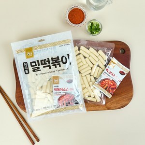 [아리홈] 옛날 밀떡볶이 2~3인분 300g 간편조리 밀키트 실온보관, 1개