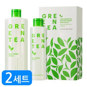 네이처리퍼블릭 맑은 녹차수 마일드 빅토너 기획세트, 2세트, 700ml