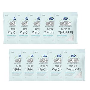 참그린 참 깨끗한 과탄산소다 주방세제 파우치, 1kg, 10개