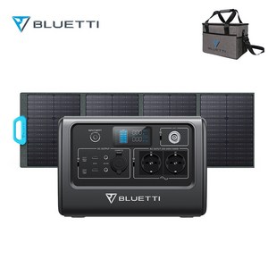 BLUETTI 블루에티 EB70+PV120 파워뱅크세트 1000W/716Wh고속충전 휴대용 대용량 보조배터리 태영광패널120W 올인원 인산철 차박 캠핑 낚시 야외작업용, 1개