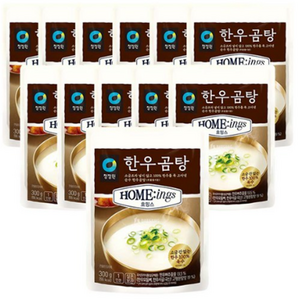 청정원 호밍스 한우곰탕, 300g, 72개