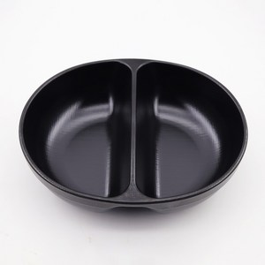 다다홈 멜라민 그릇 식기 앞접시 업소용 식당 면그릇, 1개, one size, G-0487 두칸면기