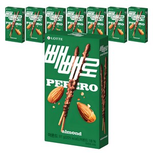 빼빼로 아몬드 빅팩, 37g, 8개