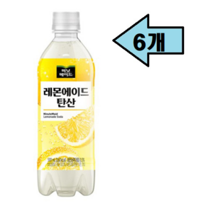 미닛메이드 레몬에이드 탄산 500PET 4X6, 500ml, 6개