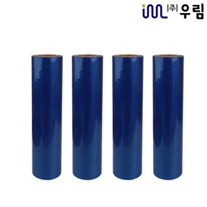 청 보호테이프 보호 랩 필름 500mm 4롤 공업용랩 청랩, 4개, 1.청보호(500MM×4롤)1개