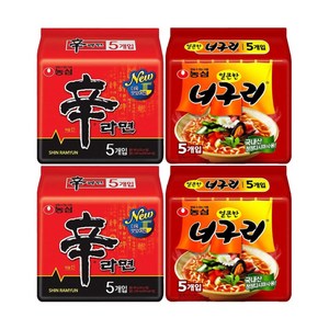 (올따옴)농심너구리얼큰한맛 10개 +농심 신라면 10개, 20개