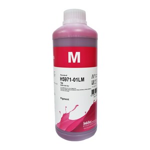 잉크테크 HP H5970 검정안료 H5971 컬러안료 무한 리필잉크 1000ml, 빨강(M) 안료 1000ml, 1개