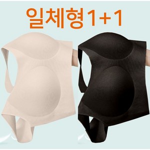 메가잇템 진짜 세상 편한 노와이어 노후크 심리스 패드 일체형 감동 브라 (1+1)