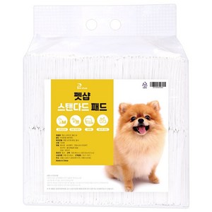 펫샵 스탠다드 반려동물 중형 배변패드 무향 18g, 100개입, 1개