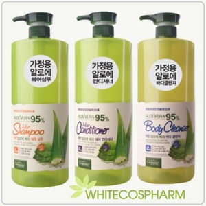 오가니아 착한 알로에 베라 샤워 SET, 1개, 355ml