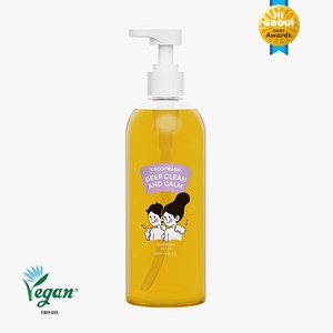 와프랩 사춘기 청소년 등여드름 바디워시 500ml, 460ml, 1개