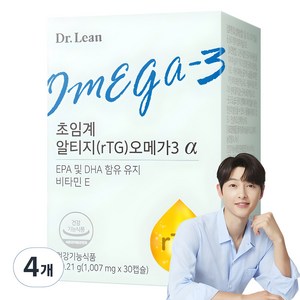 닥터린 초임계 알티지 오메가3 알파 24.3g, 30정, 4개