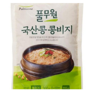 풀무원 국산콩 콩비지 300g, 2개