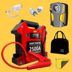 역충전 점프스타터 자동차 방전 밧데리 주행 충전기 시동 점프스타트 차량용 배터리 점프, 1개, 32000mAh