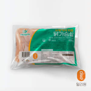 밀리원 닭가슴살(냉장) 600g, 1개