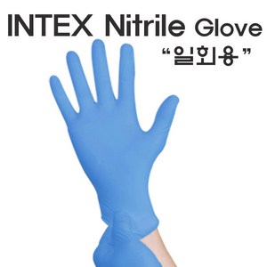 Top Glove 제조 인텍스 니트릴 파우더프리 장갑 100매, 소(S), 1개, 스몰