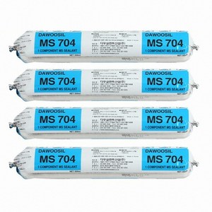 다우실리콘 우레탄 변성 실리콘 MS 704 방수 도장가 쏘세지1박스 20입, 백색, 500ml, 20개