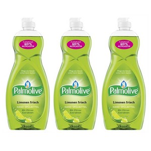 파몰리브 주방세제 디시워싱 라임프레시 750ml x3개 Palmolive dishwashing detergent Geschirrspulmittel, 3개