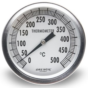 대원-바이메탈온도계-100파이-500도-센서길이150L, 온도계 500도 150L/550227, 1개