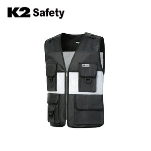 K2 Safety VE-2605 베스트 조끼 작업복 단체복 근무복 워크웨어 쿨조끼, 1개