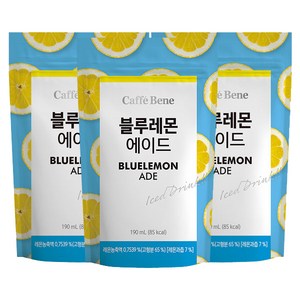 카페베네 블루레몬에이드, 190ml, 50개