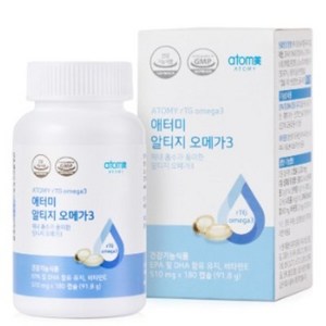 애터미 알티지 오메가3 510mg x 180캡슐, 180정, 1개