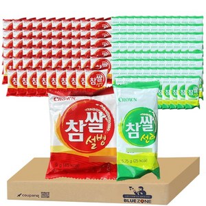 블루존 크라운 참쌀선과 참쌀설병 대용량 1044g, 147개