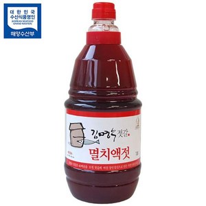 김명수젓갈 멸치액젓 천연식품, 1.8L, 1개