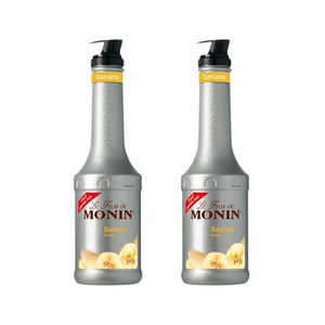 모닌 바나나 퓨레 스무디 1000ml 2개세트, 1L, 2개