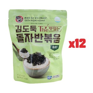 김앤김 김도둑 The 맛있는 돌자반볶음 플레인 기획 35g+35g 12개, 35g