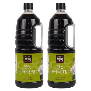 더본코리아 더본 백종원의 만능 장아찌 간장소스, 1.8L, 2개