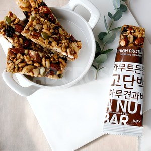 [애드크로스홈쇼핑]카무트든든 고단백 하루견과바 감미료 무첨가 식사대용 수험생 직장인 아침 한끼, 330g, 2개