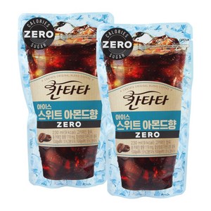 롯데칠성 칸타타 아이스 스위트아몬드향 제로 파우치음료, 20개, 230ml