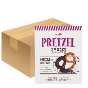 초코 프레첼 45g 24개입 1박스 단짠단짠 무, 24개