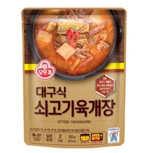 오뚜기 대구식 쇠고기육개장, 500g, 7개