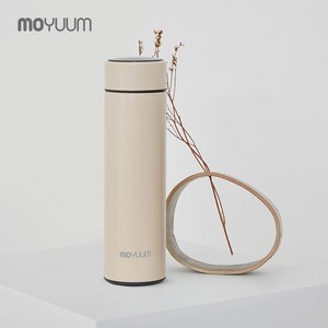 모윰 스마트 분유 보온병 500ml, 베이지, 1개