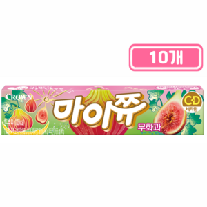 크라운 마이쮸 캔털루프 멜론맛, 10개, 44g