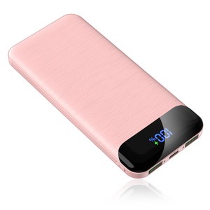 KLIFE 고속충전 대용량 보조배터리 10000mAh PD 22.5W QC3.0 잔량표시, 핑크-10000mah