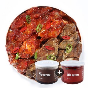 훈훈수산 제주 간장 황게장 1kg+양념 황게장 1kg, 1kg