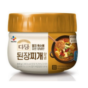 (냉장)cj제일제당 다담된장찌개전용840g, 840g, 2개