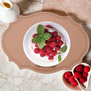 이코브 호텔 다이닝 방수 식탁매트 2P, 2개, 43cm*29.5cm, 인디핑크