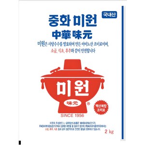 미원 중화요리전용, 2kg, 1개