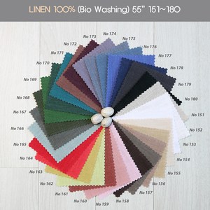 [린넨 100%] 바이오워싱 8수 대폭 55인치 면 원단 천 패브릭 아원텍스, 블루그레이(176)