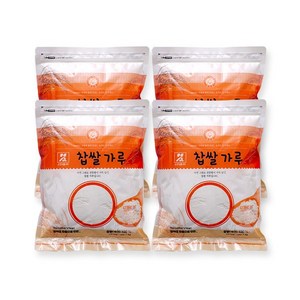 [이푸른] 국산 찹쌀가루 1kg x 4봉, 4개, 상세페이지 참조