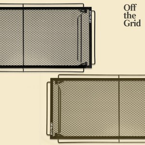 오프더그리드 아이언 메쉬 그릴 사각 캠핑 테이블 OfftheGrid, 카키