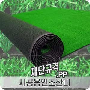 시공용PP인조잔디 2mX5m 깔끔하고 산뜻한 실용적인 자연스러운 고밀도 제품, PP(2X5m.T6mm), 1개, PP(2X5m.T6mm) 1개