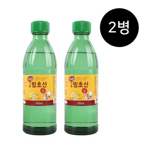 식용 빙초산 99% 큰아들 180ml, 450ml, 2개