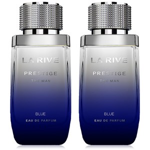 [1+1행사] 라리브 프레스티지 맨 오 드 뚜왈렛 2종, 프레스티지 맨 2종 (블루+블루), 75ml, 2개