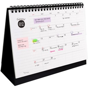 아이씨엘디자인 Desk Schedule Calenda 2025, 블랙, 1개